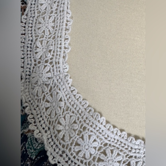 Bila Blue Paisley Fairycore Asymmetrical Cottage Sleeveless Summer Dress Size XL - Picture 9 of 9